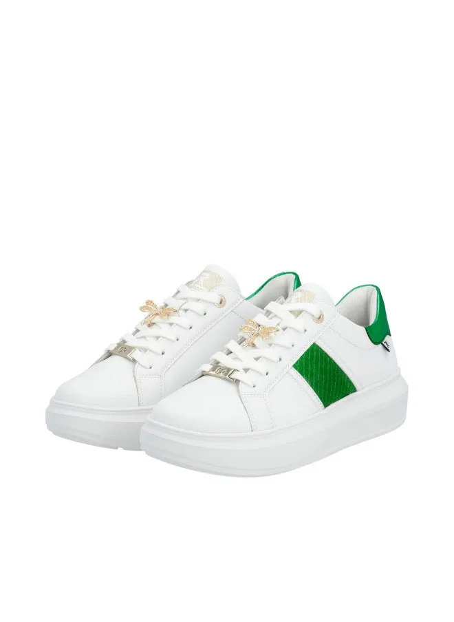 rieker 116-1162 Rieker Ladies Casual Shoes Evolution W1202-81 White / Green