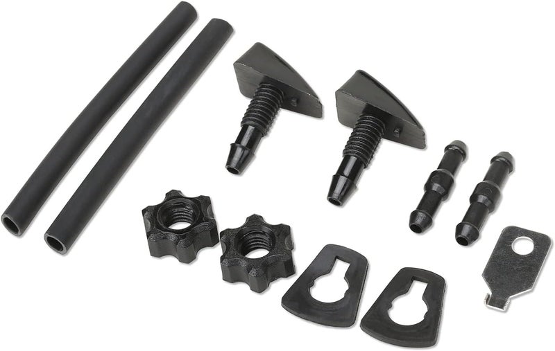 MITZONE Universal Windshield Washer Nozzle Kit Replace 47137, The screw-on style nozzles (Universal Windshield Washer Nozzle) Globally popular universal design - Image 1
