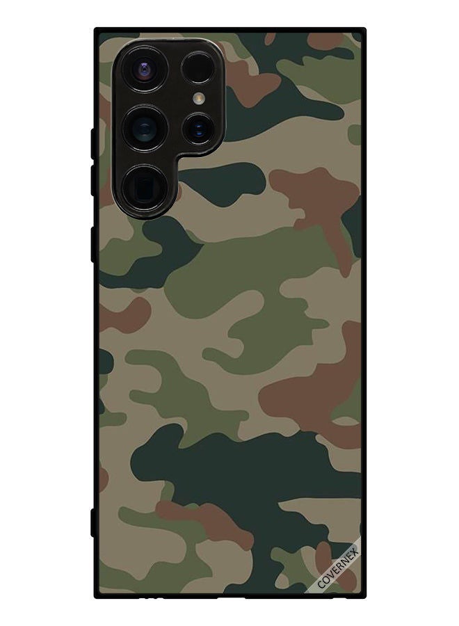 Covernex Protective Case Cover For Samsung Galaxy S23 Ultra Camouflage Pattern - Image 1