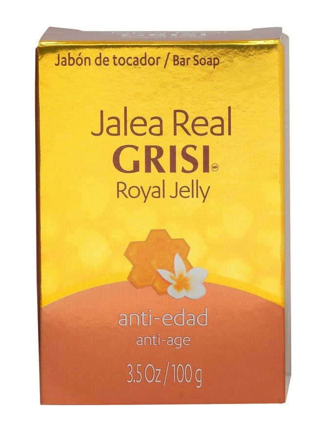 Grisi Royal Jelly Anti-aging Soap, Cleansing, and Smoothing Soap Nourish your skin, Improves your skin Elasticity, Extra Hydration, 6-Pack of 3.5 Oz, Bar Soaps. - Image 3