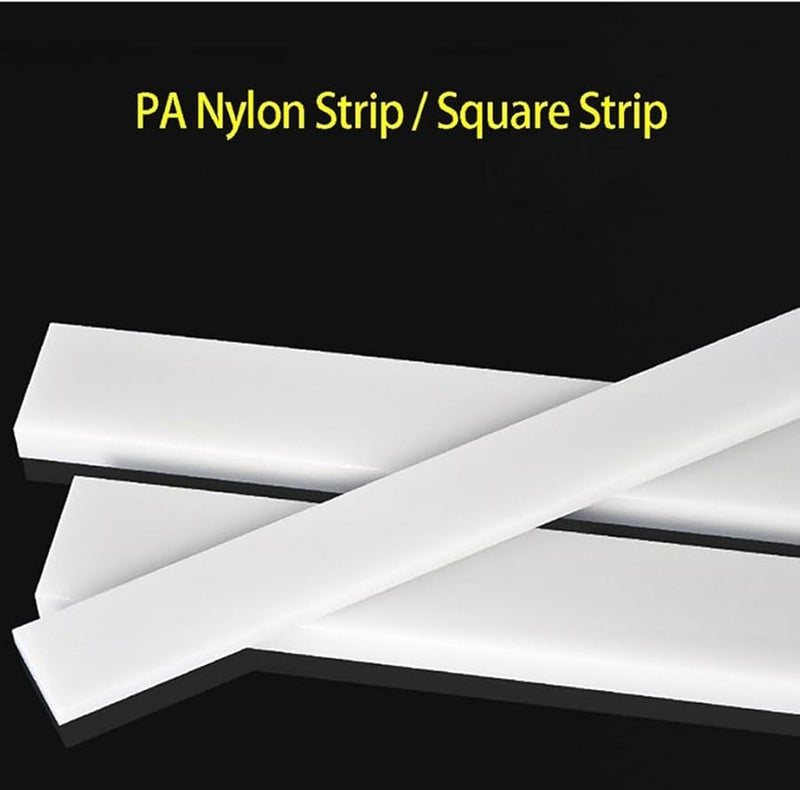Nylon Plate Sheet 2PCS White Wear Resistant Plastic Pad Thickness 15mm Size 60x500mm - Image 5