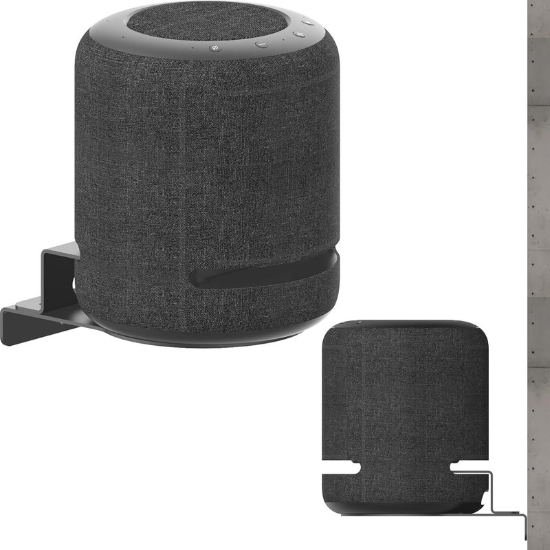 Alloery Wall-Mounted Speaker Stand Compatible with Echo Studio and All Suitable Sized Speakers Such as Sonos Era 100 and TREBLAB HD-360 - Image 1