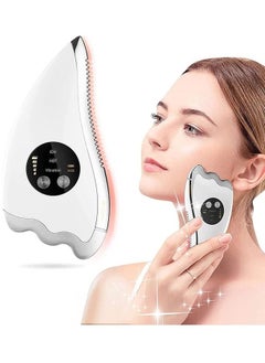 DMG Gua Sha Facial Tool, Facial Massager with Vibration Heat, 3 modes, 5 levels of temperature adjustment, Facial Lifting Machine, For Anti-aging, Firming, Toning, Uplifting & Body Scraping Tool