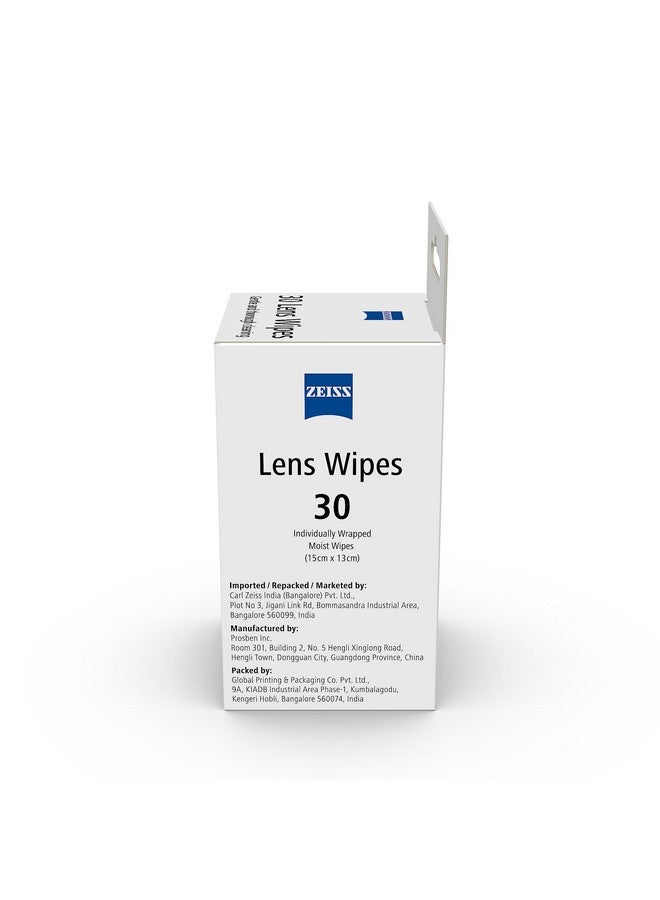 ZEISS Lens Wipes - Pre-Moistened Lens Cleaning Wipes | Multi Purpose, Easy To Carry, On-The-Go and Individually Packed Wipes | Lens Cleaner for Spectacles, Sunglasses, Camera Lens, Binoculars and Goggles | Pack of 30 sachets - Image 5