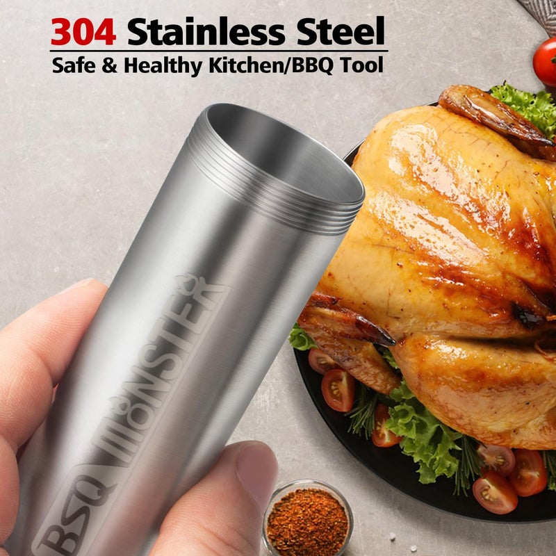 Ofargo BSQ MONSTER Meat Injector Syringe Kit with 4 Professional Marinade Injector Needles for BBQ Grill Smoker, Turkey and Brisket; 2-oz Large Capacity, Including Paper User Manual, Recipe E-Book (PDF) - Image 3