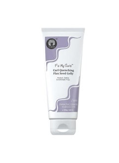 Fix My Curls Curl Quenching Flaxseed Gelly | With Aloe Vera, Chia & Flax Seeds | For Curly, Wavy & Frizzy Hair | Silicone Free Curl Definition With Strong Hold Curl Defining Gel | Vegan | 100Gm  - Image 1