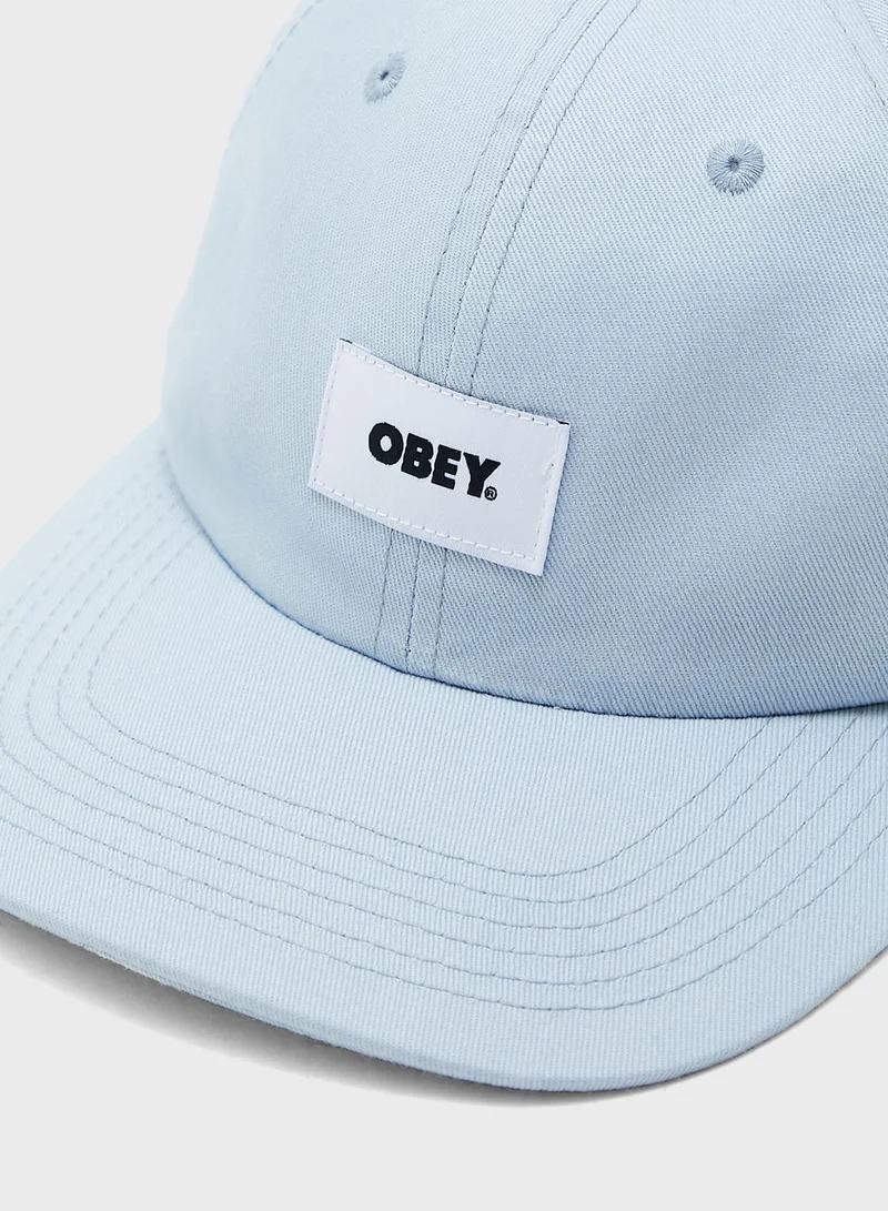 OBEY Bold Label Organic 6 Panel Cap