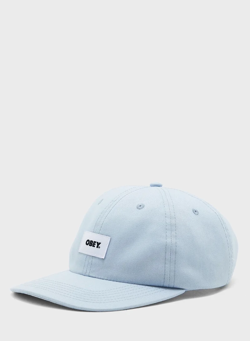 OBEY Bold Label Organic 6 Panel Cap