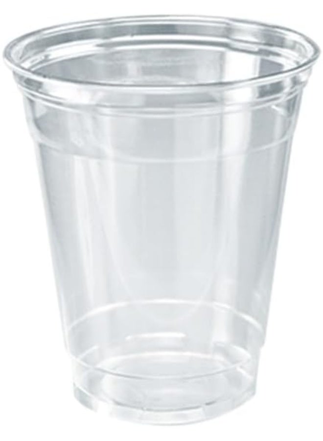 HTE Packing Juice Cup Clear Strong Disposable 100 Pieces  Ideal For Iced Coffee, Smoothies, Bubble Boba Tea, Milkshakes, Frozen Cocktails, Water, Sodas, Juices, Snacks, Dessert And More. (16 Oz) - Image 2