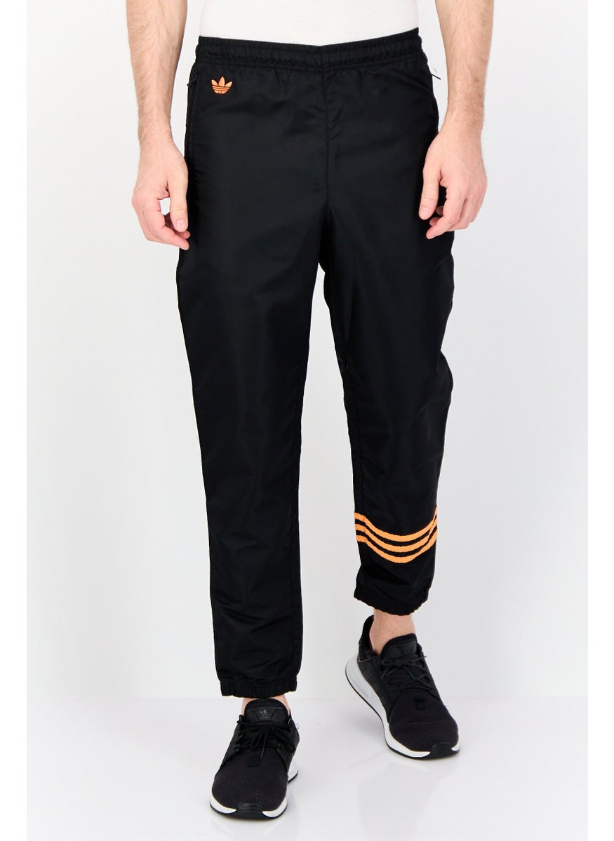 adidas Originals Men Sportswear Fit Drawstring Training Track Pants, Black  - Image 1