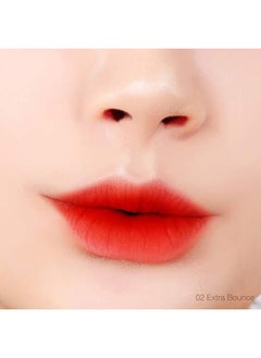 BBI@ BBIA Bbia Last Velvet Lip Tint - Soft & Creamy Matte Finish Lip Stain, Blur Effect With Velvety Texture, Long-Lasting, High Pigment, Lightweight, Non-Drying, Korean Lip Makeup (02 Extra Bounce)  - Image 2