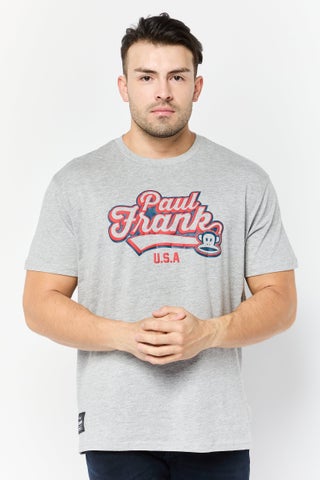 Men Crew Neck Short Sleeves Graphic Print T-Shirt, Grey - pzsku/ZC1AED3965D10321216B0Z/45/1747054041/488cae71-8515-4a70-9853-c0cafc2da369