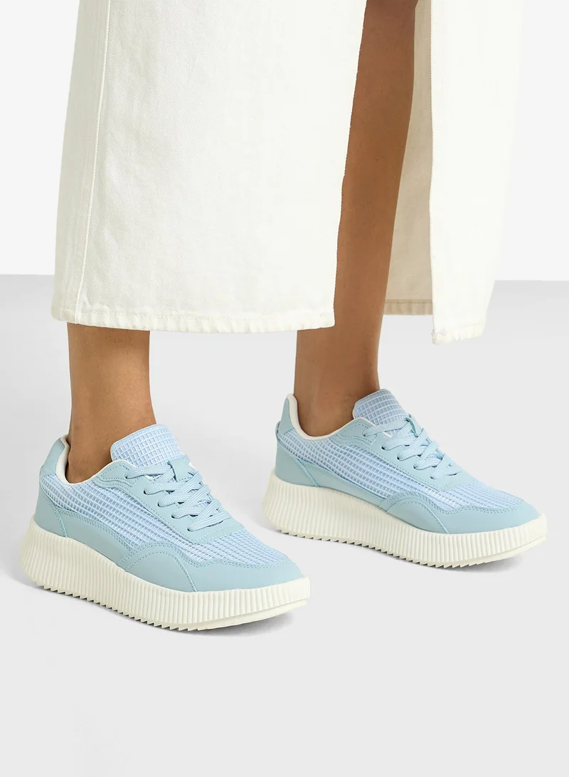 Ginger Mesh Detail Casual Sneakers