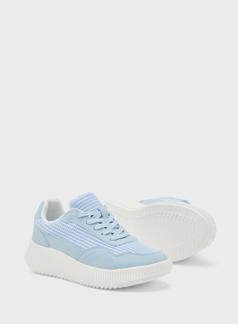 Ginger Mesh Detail Casual Sneakers  - Image 3