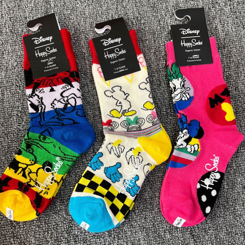 Happysocks Kidsren'S Socks Cartoon Animation Cute Kidsren'S Socks Male And Female Baby All-Match Mid-Calf Socks For All Seasons - Image 4