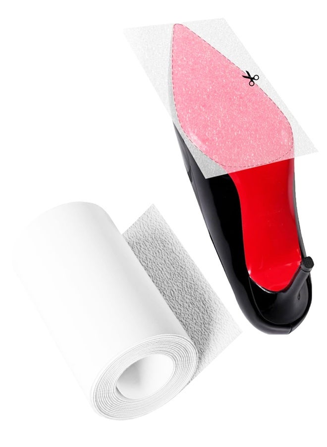 1 Roll Self-Adhesive Shoe Sole Protector, Non-Slip Wear Resistant Guard for High Heels（39 x 3.9inches） - Image 1