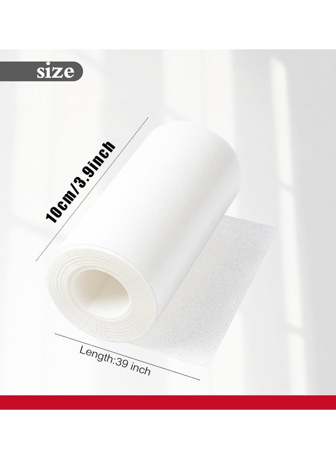 1 Roll Self-Adhesive Shoe Sole Protector, Non-Slip Wear Resistant Guard for High Heels（39 x 3.9inches） - Image 2
