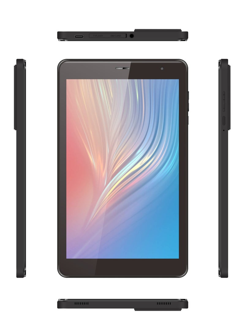 سي آيديا تابلت ذكي 8 إنش مع لوحة مفاتيح وقلم شاشة تعمل باللمس IPS أندرويد 8GB RAM 512GB ROM واي فاي شريحة واحدة 5G LTE أسود - Image 2