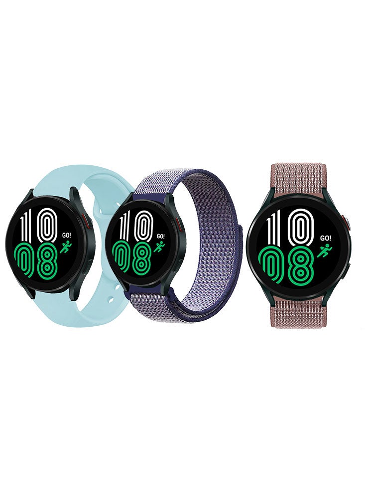 Perfii 3pcs Watchband Bundle Compatible with all Samsung, Huawei and Amazfit with 20mm band size - Image 1