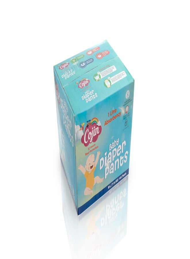 Cojin Premium sensitive skin Baby Diaper Pants (M-L, 144 Baby Diaper Pants) with 1 litre absorbency. 99% antibacterial.Most absorbent baby diaper in india. - Image 3
