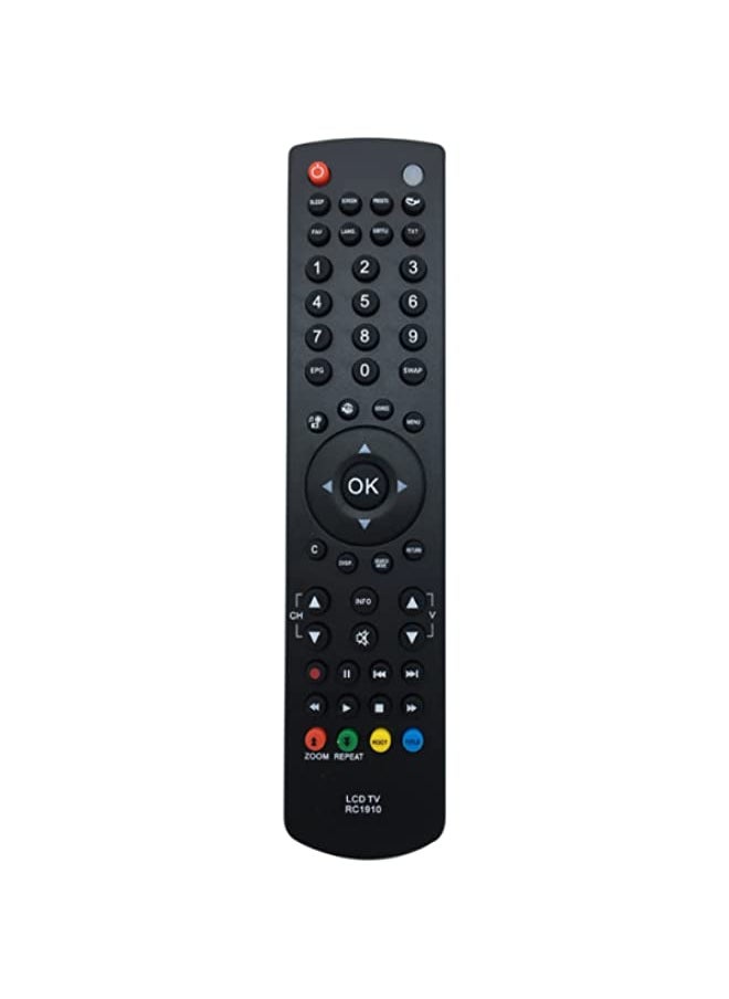 HuHa - New RC1910 Replaced Remote Control Fit for Toshiba Sharp Celcus Polaroid Telefunken FINLUX LC22DV510K LC32D12EA 32W1337DB 40L1333DB 19DL502B 22DL502B - Image 1