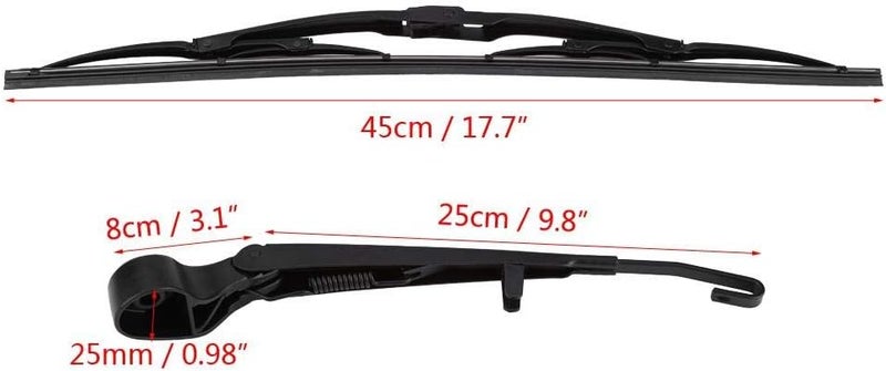 klarako Rear Windshield Windscreen Wiper Arm & Blade Set - Image 4