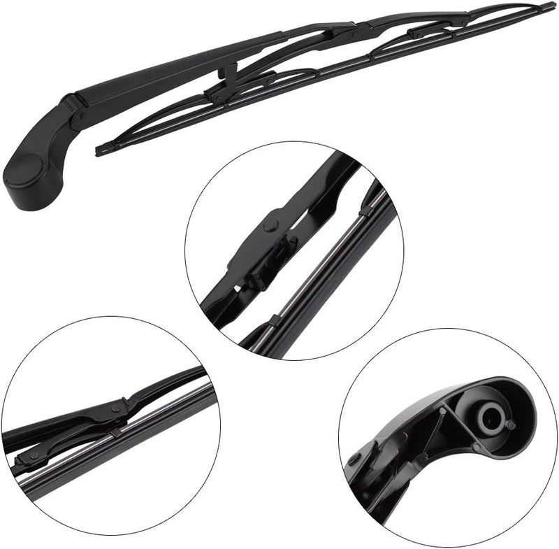 klarako Rear Windshield Windscreen Wiper Arm & Blade Set - Image 3