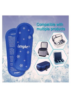 Leng Ke 2-Piece Ice Packs for Insulin Cooler Travel Case Reusable Suitable  - Image 4