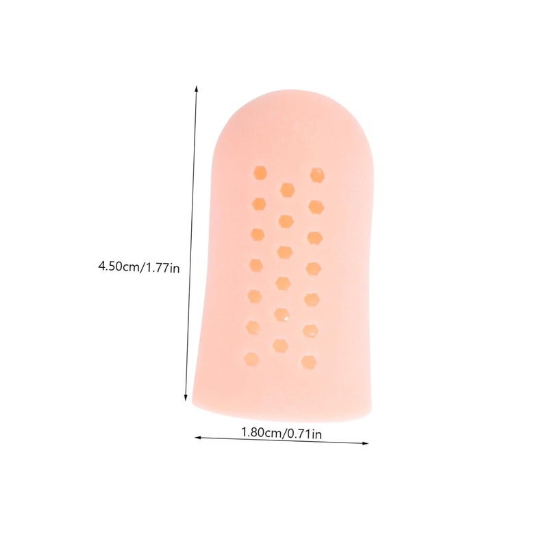 FRCOLOR 20pcs Breathable Toe with Hole -skid Toe Protectors for Comfort and Control for Daily Use Inner - Image 2