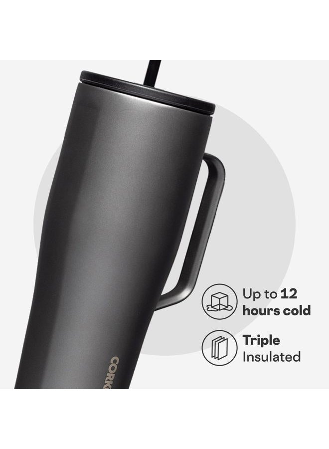 CORKCICLE Cold Cup XL w/Straw 887ml Ceramic Slate - Image 3