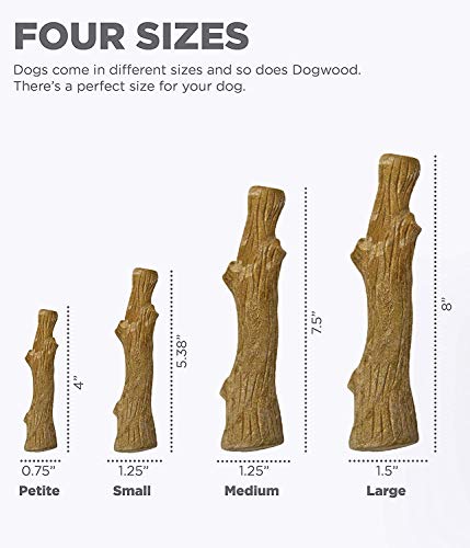 Petstages Dogwood Durable Dog Chew Toy, Medium - Long Lasting Chew Stick Made with Real Wood - USA Made, M - Image 4