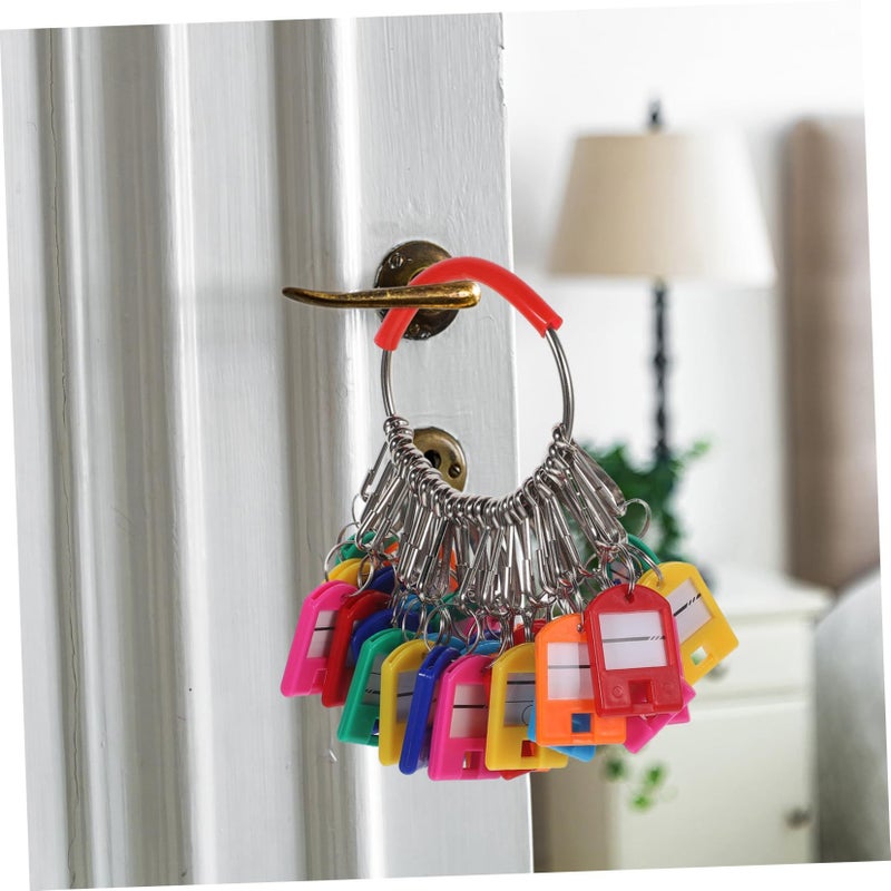 Home Key Organizer Key Tag Bracelet Set Storage Tools Easy Access - Image 3