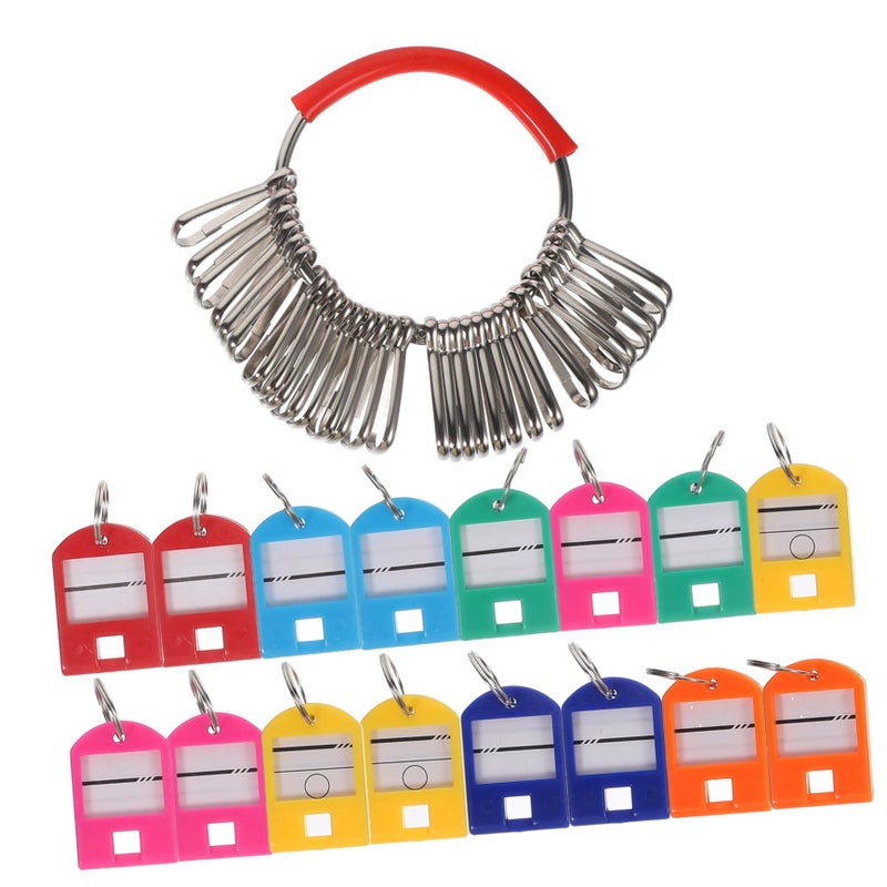 Home Key Organizer Key Tag Bracelet Set Storage Tools Easy Access - Image 2