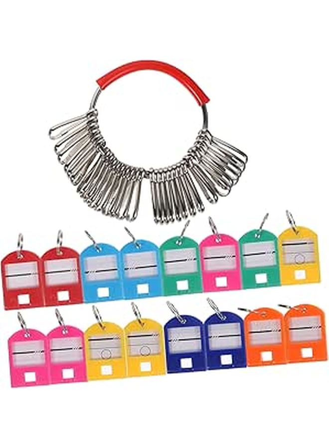 Home Key Organizer Key Tag Bracelet Set Storage Tools Easy Access - Image 1