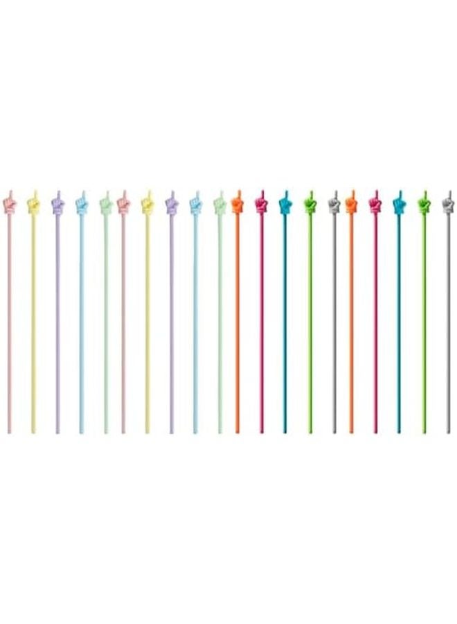 5Pcs Colorful 12 Inch Hand Held Teacher Pointers for Classroom Homeschool Presentations - Image 2