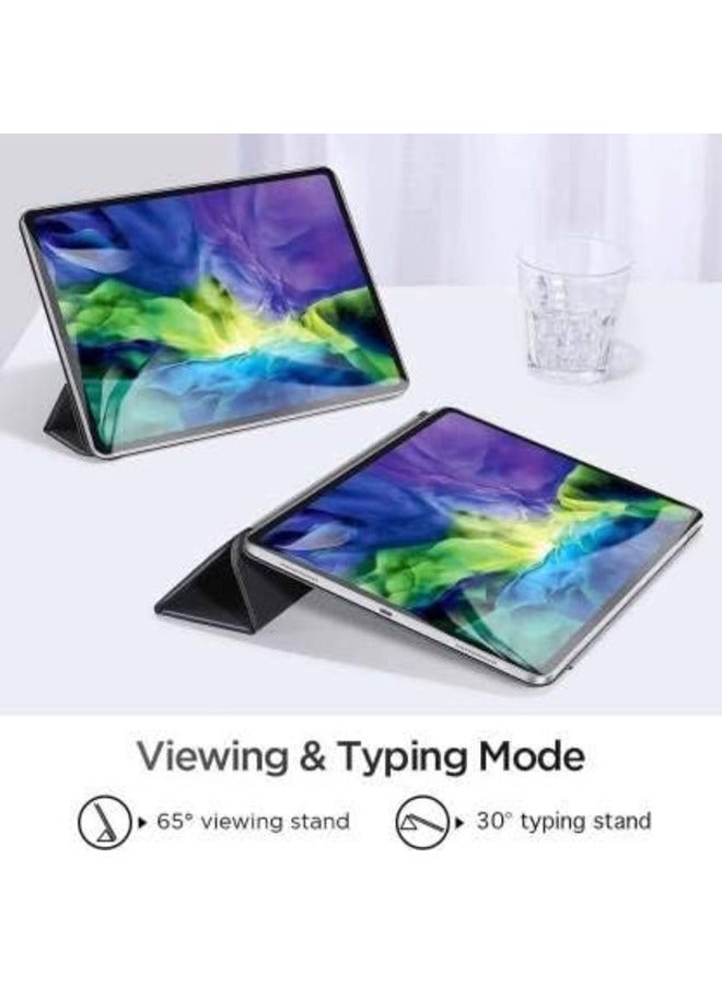 HYX حافظة HYX الجديدة لجهاز iPad Pro مقاس 13 بوصة لطراز 2024 - أسود، حامل قلم وغطاء ذكي - Image 2