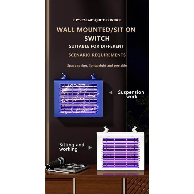 Sampri Mosquito Lamp International Eco-Friendly-Bug-Zapper Electric-Mosquito Lamp Dual Mosquito Zapper Lamp Indoor Insect Trap Portable Killer Catcher Trap Machine - Image 3