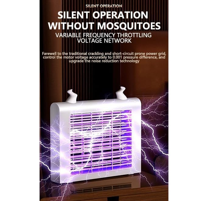 Sampri Mosquito Lamp International Eco-Friendly-Bug-Zapper Electric-Mosquito Lamp Dual Mosquito Zapper Lamp Indoor Insect Trap Portable Killer Catcher Trap Machine - Image 2