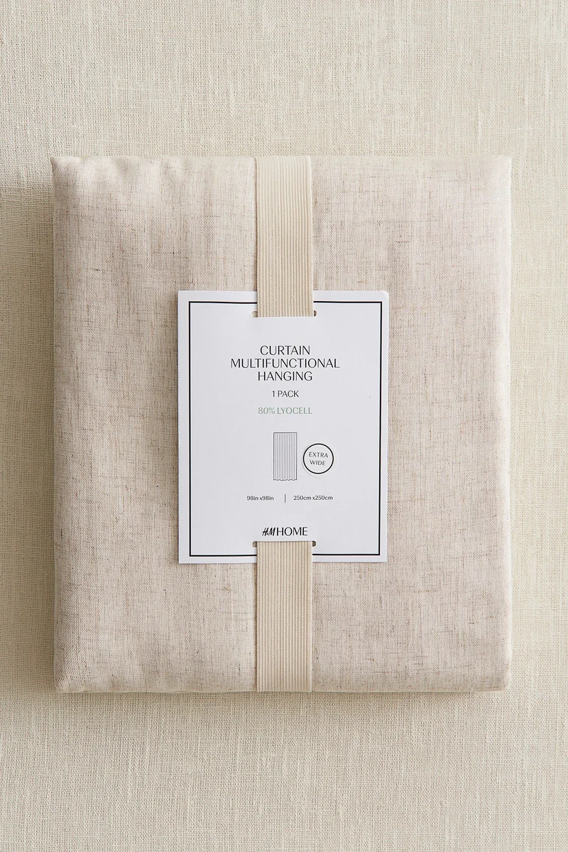 H&M 1-pack wide lyocell-blend curtain length