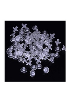 SYOSI Earring Backings Hypoallergenic Rubber Earring Safety Silicone Backs with Pad Rubber Earring Replacement Set Soft Jewelry Making Ear Studs Stoppers Clutch Earring Pad (100)  - Image 3