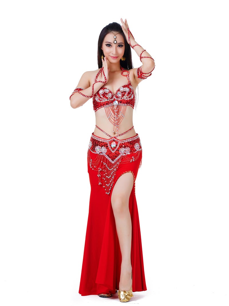 802# 700# Belly Dance Suit, Belly Dance Performance Costumes, Belly Dance Performance Suit, Costumes - Image 2