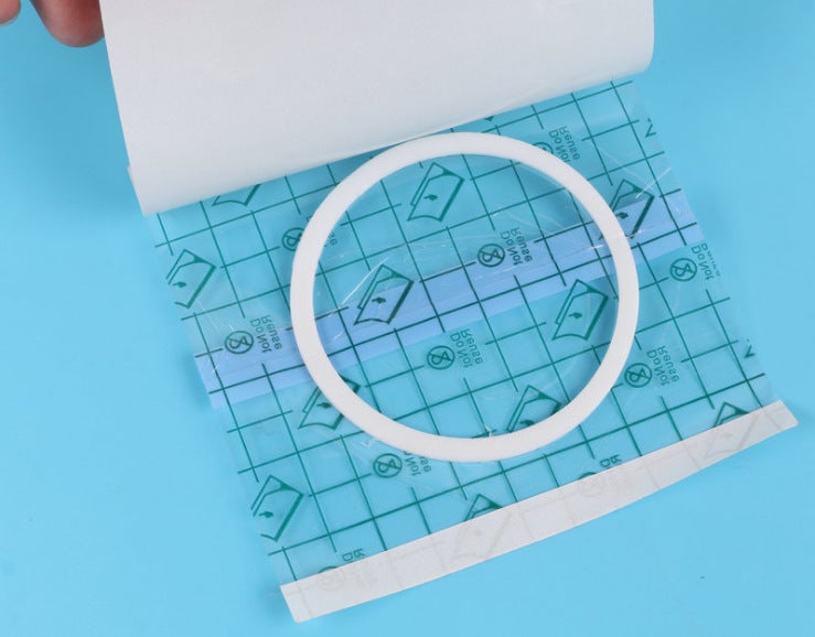 Generic Kang Waterproof PU Fabric Acupoint Patches Grid pu15 * 15cm circle inner diameter 9 