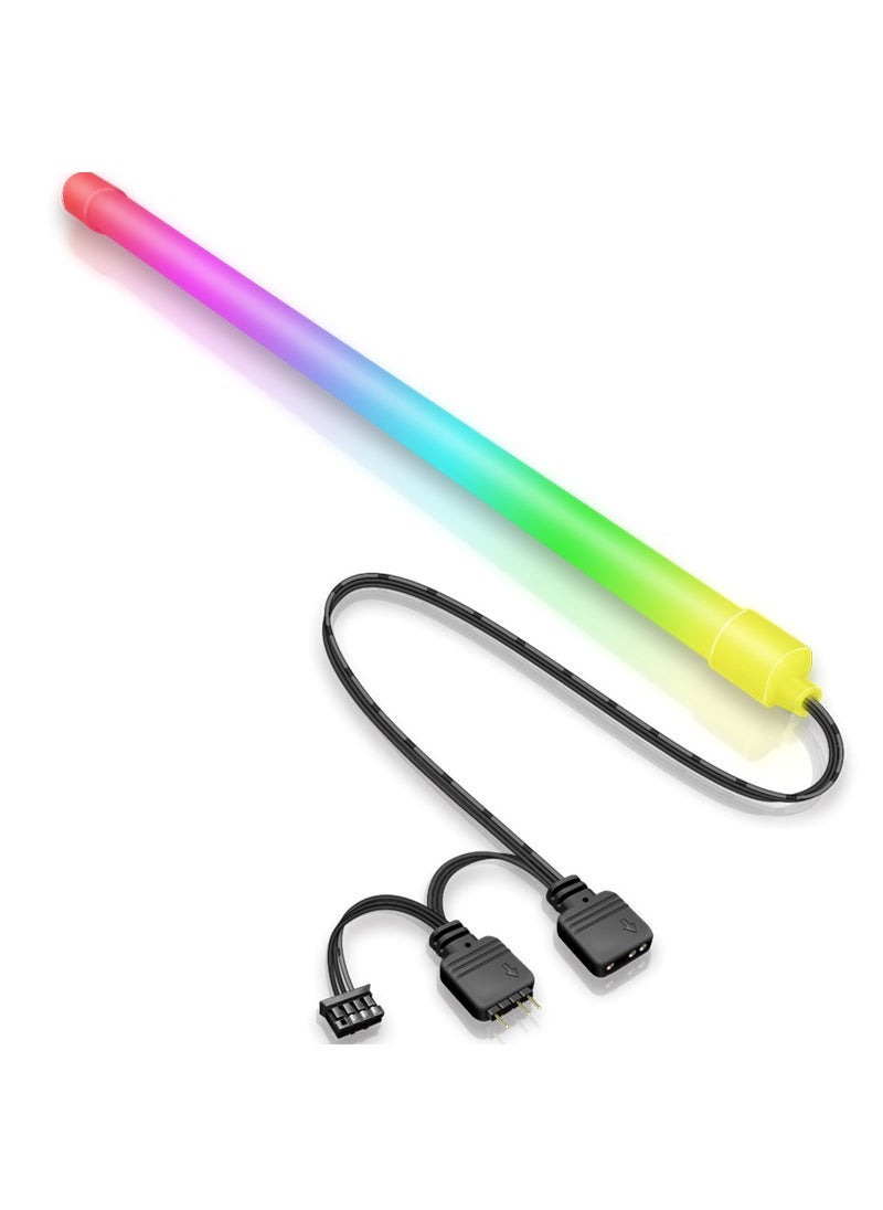 إسكدنيا Coolmoon F300 Square ARGB LED Strip for PC Case Y360 panoramic round ARGB light bar