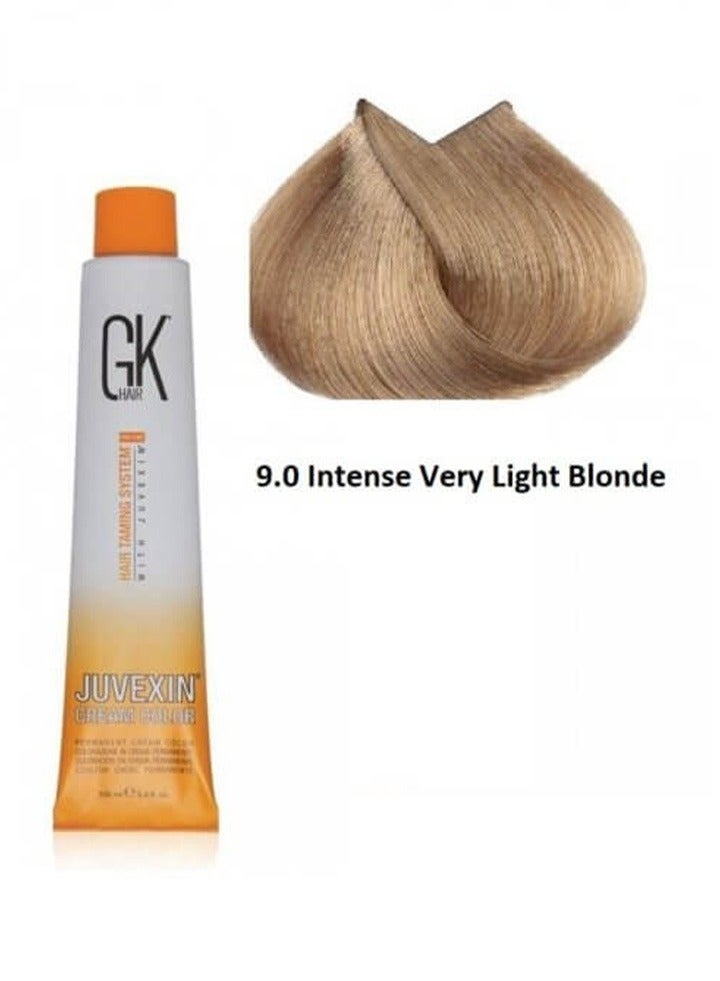 جي كيه هير صبغة كريم جوفيكسين اشقر قوي خفيف جدا رقم 9.0 - Image 1