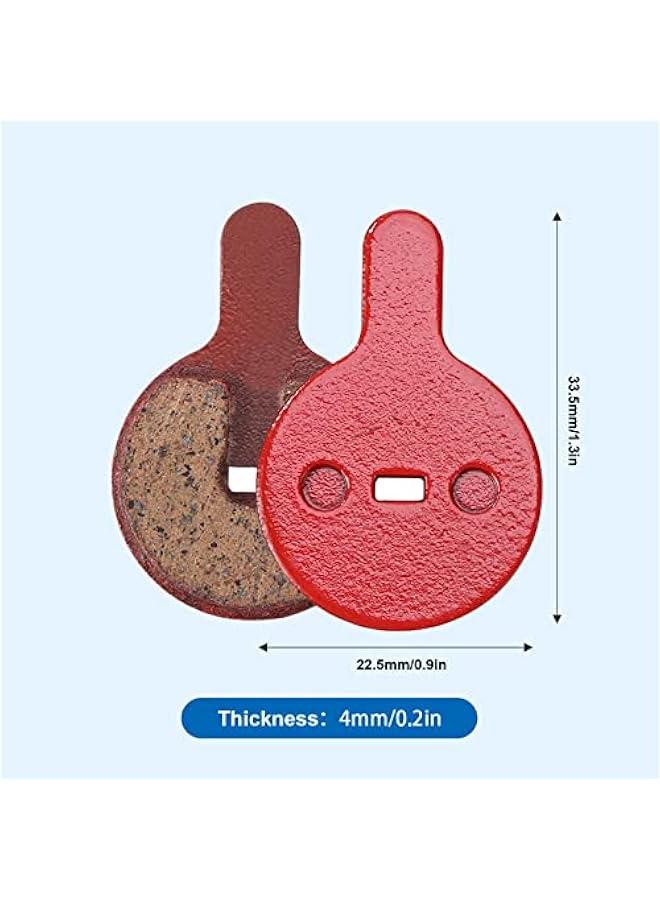 Scooter Brake Pads, Bikes Brake Pads, 4Pairs Gum Semi Metal Bikes Brake Pads, Bikes Brake Pads, Bikes Disc Brake Pads for BB5 M446 Electric Bikes - Image 3