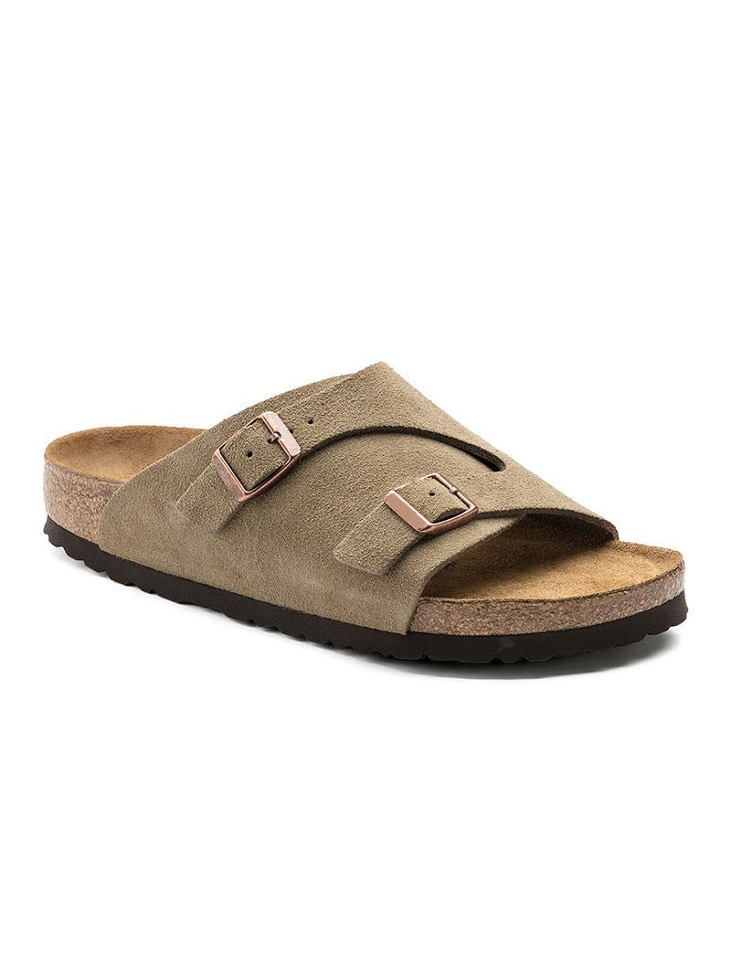 Birkenstock Shoes Double-Strap Slip-On Versatile Birkenstock Shoes Cork Sandals Retro Casual Unisex Style - Image 1