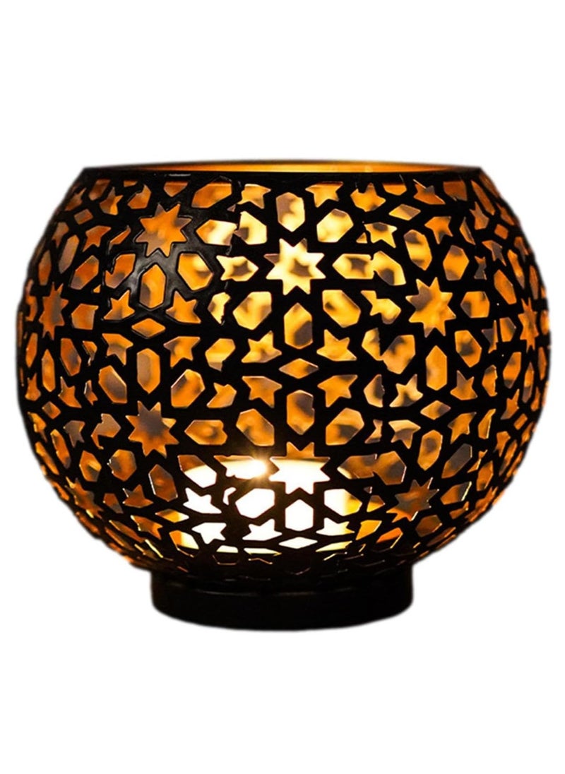 ARNOTEC Candle Holder, Tea Light Candlestick Retro, Decorative Hollow Candles Stand for Indoor Outdoor Events, Parties, Centerpieces, Ramadan，Wedding Decorations  - Image 2