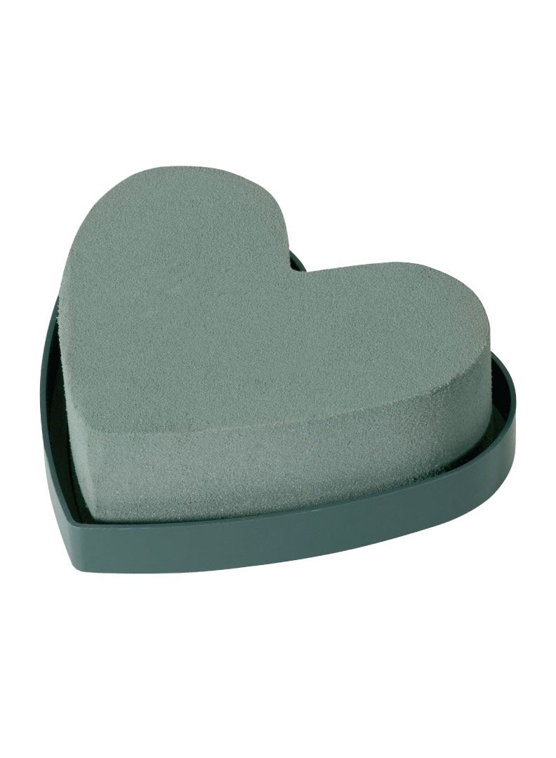 Si Bonne 2 Pcs Foam Heart Shaped Flower Foam 27cm 