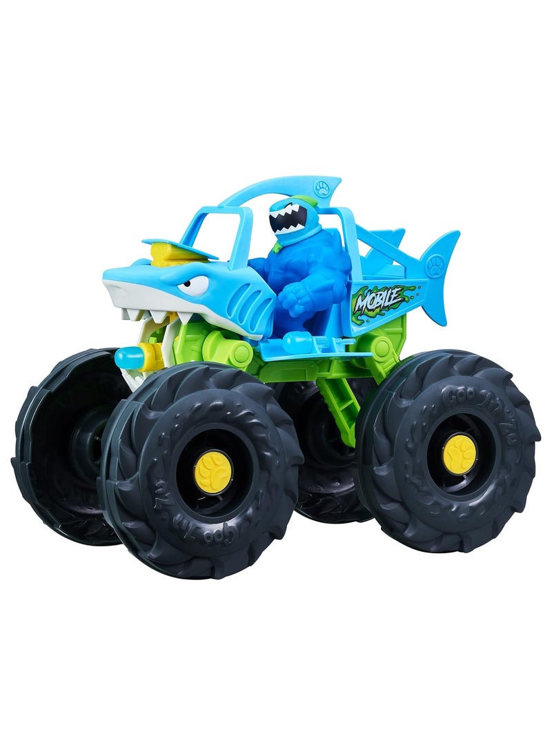 GOO JIT ZU - Heroes of Goo Jit Zu Stretch and Strike Thrash Mobile – Speed & Attack Action Vehicle with Missile Launcher - Image 1