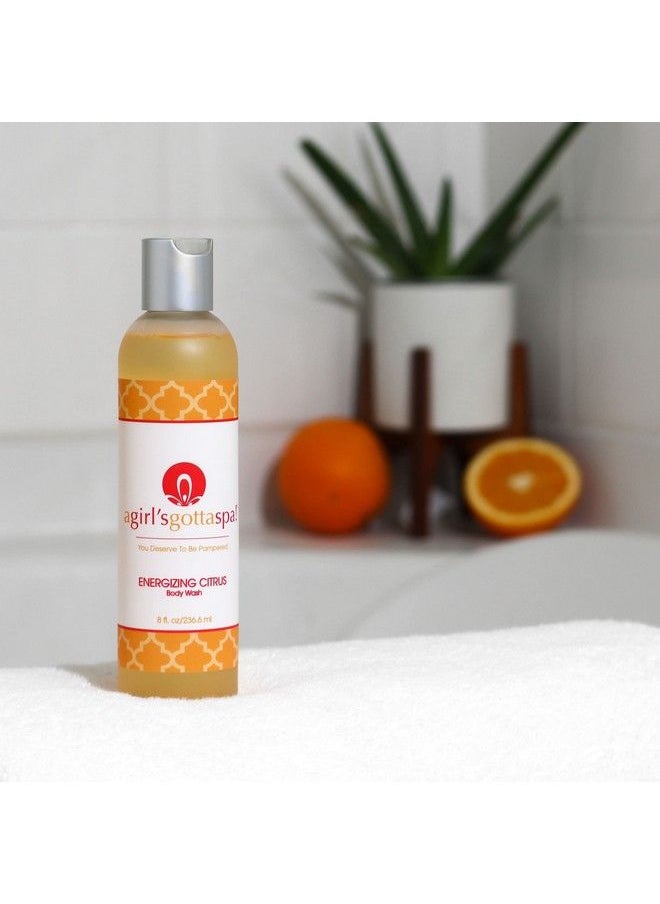 A Girl's Gotta Spa! Sulfatefree Natural Body Wash Citrus Essential Oils 100% Vegan Crueltyfree Moisturizing Shower Gel  - Image 4